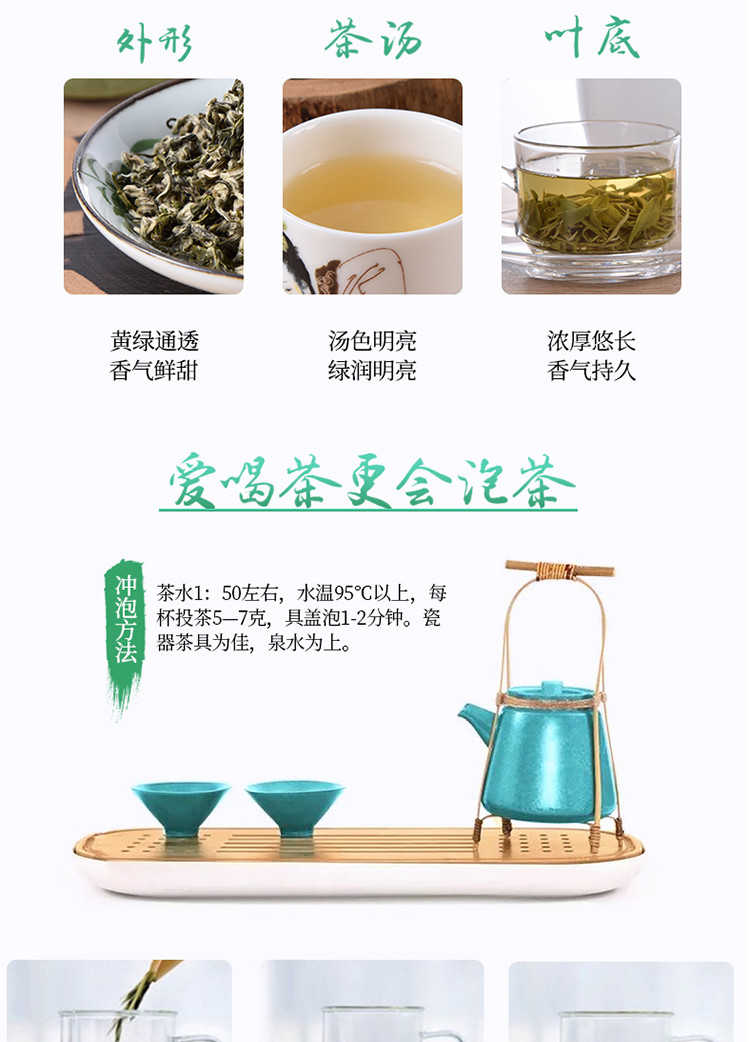 【中国农垦】大明山 广西农垦茶叶 一级绿茶、红茶组合 山水礼盒125g/盒*4