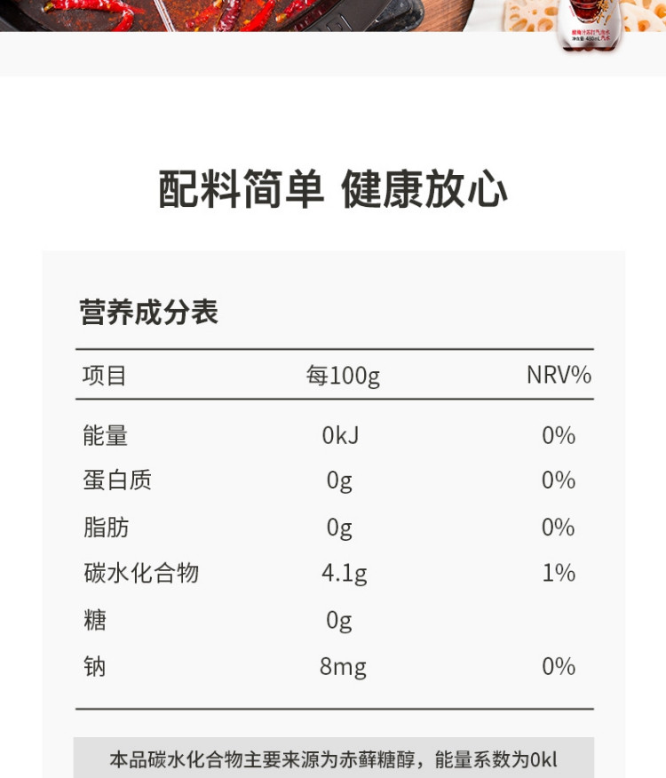 3月20日到期  元气森林 0蔗糖低脂网红气泡水 酸梅汁480ml/瓶*15 整箱