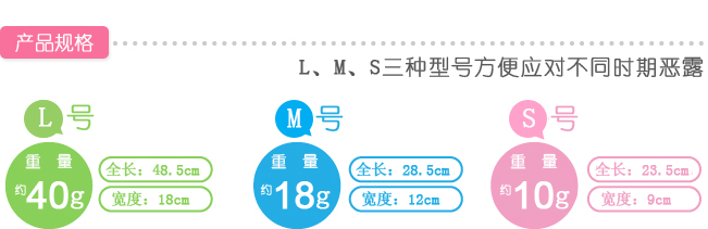 贝亲产妇产后卫生巾 孕妇产褥期卫生巾M号中号（8*28cm）10片/包