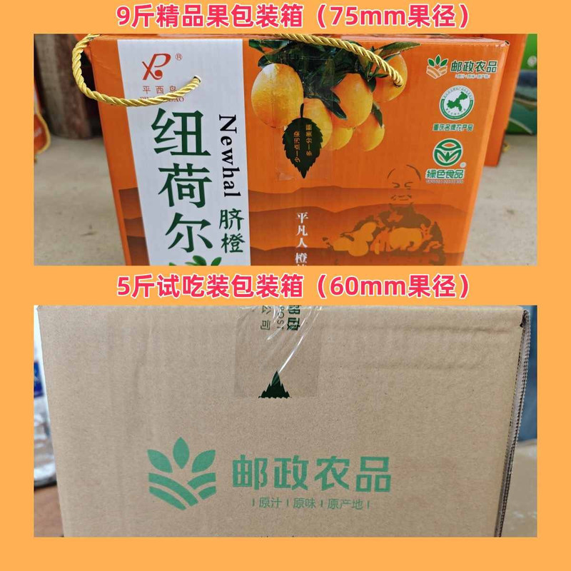 涪夔 【涪陵邮政】涪陵甄品纽荷尔脐橙带箱10斤（抖） 涪陵