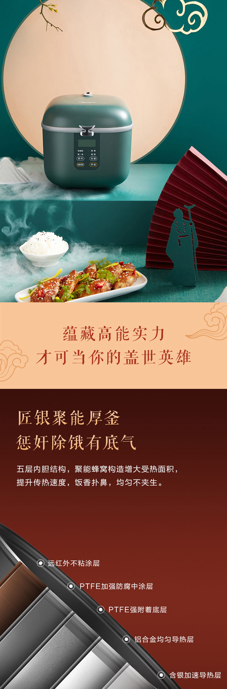 美的/MIDEA 迷你智能电饭锅大话西游联名饭煲24小时预约电饭煲MB-FB16E306 1.6L