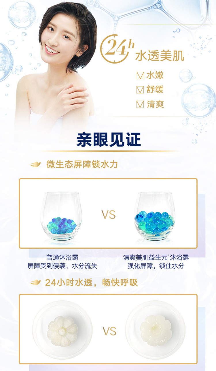 多芬/DOVE 樱花甜香滋养美肤沐浴乳400G