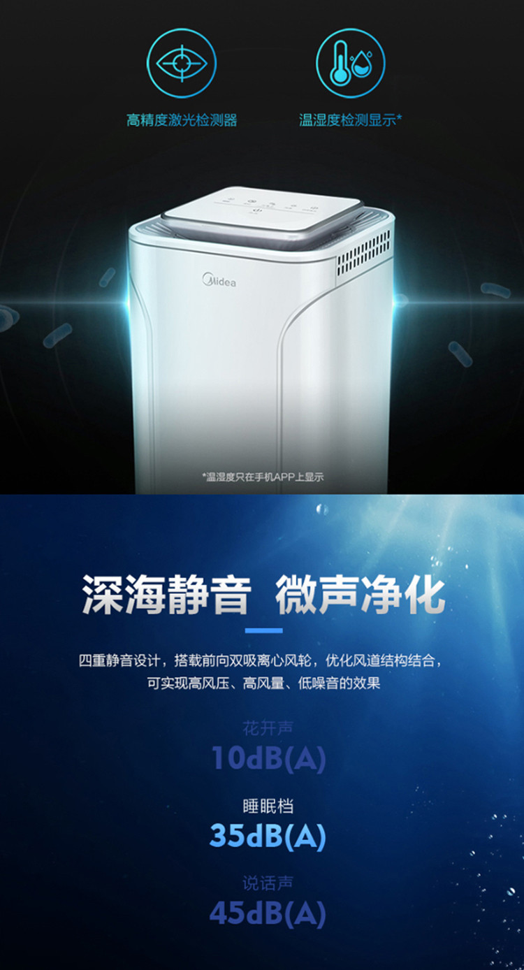 美的/MIDEA KJ400G-E33 空气净化器