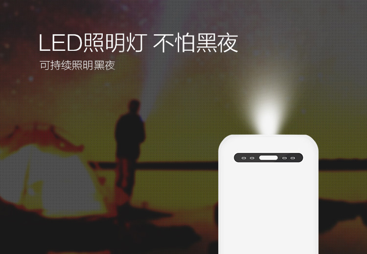 纽曼 移动电源/充电宝 双USB输出 便携  10000mAh 素雅版A100