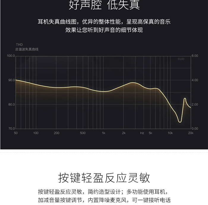 纽曼  NM-ST01 莹润光泽线控陶瓷手机耳机 立体声带麦入耳式