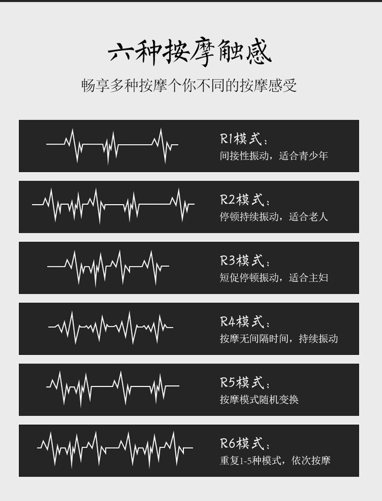 璐瑶 按摩器捶锤背多功能全身震动按摩棒 无线充电金色LY-651A