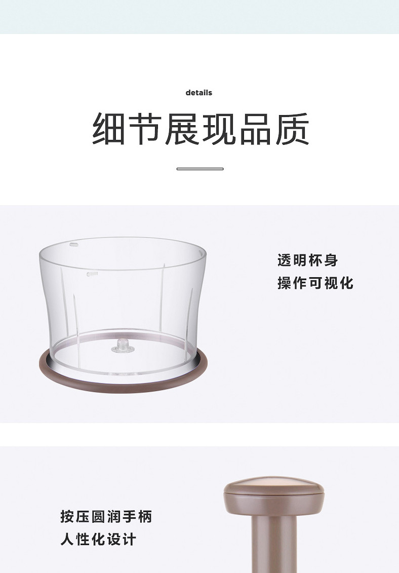 爱仕达/ASD  多功能料理器400ml拉蒜器家庭饺子馅绞肉机蒜蓉姜末RGS08B1WG