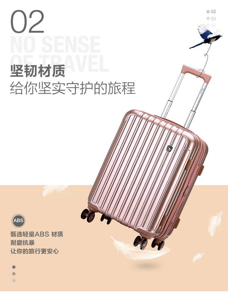 爱华仕 拉杆箱万向轮登机箱20寸行李箱 OCX6229-20