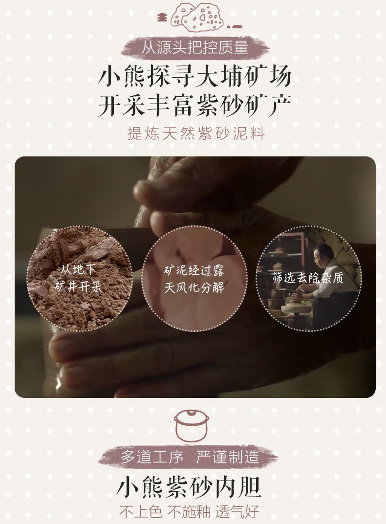 Bear/小熊 DDG-D20N1 电炖锅陶瓷紫砂锅电炖盅全自动煮粥煲汤家用