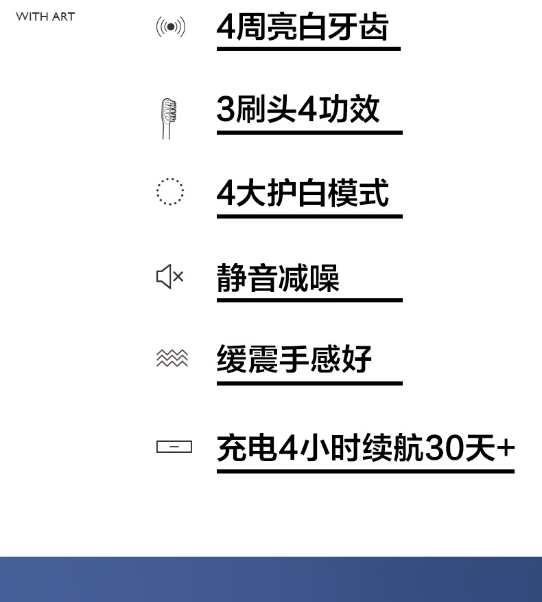 素士(SOOCAS)声波电动牙刷 成人口腔护理 X3U梵高款便携巧小米电动牙刷