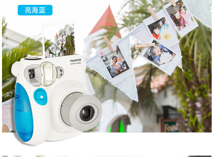 富士（FUJIFILM）INSTAX 一次成像相机  MINI7s相机 黑白熊猫版