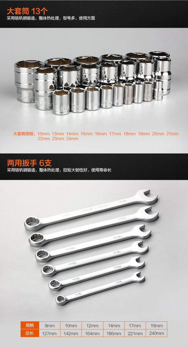 吉米家居 JM-GT98 98件家用工具套装送手套 多功能维修工具组套 五金工具套装 机修工具箱电脑