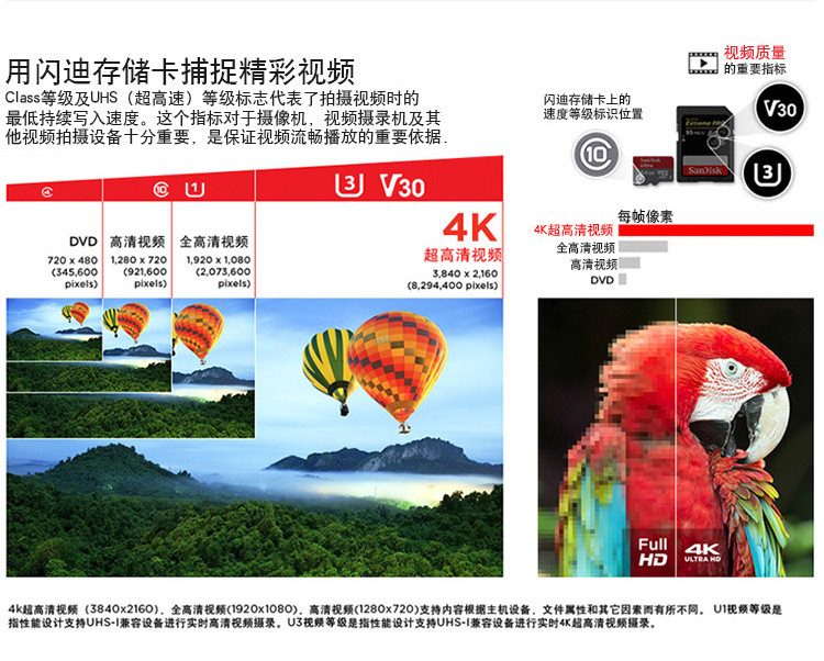 闪迪（SanDisk）A1 32GB 读速98MB/s （不支持邮乐卡支付）