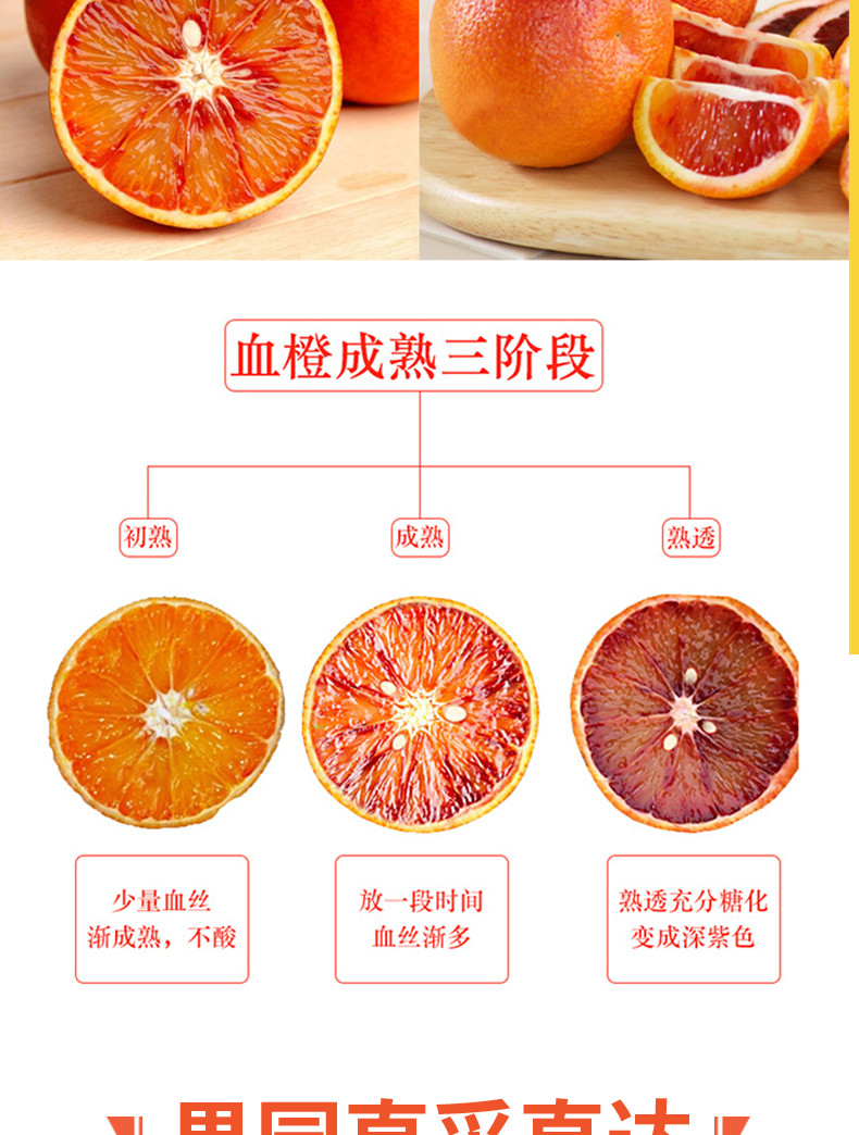 农家自产 【会员享实惠】G四川自贡白庙塔罗科血橙