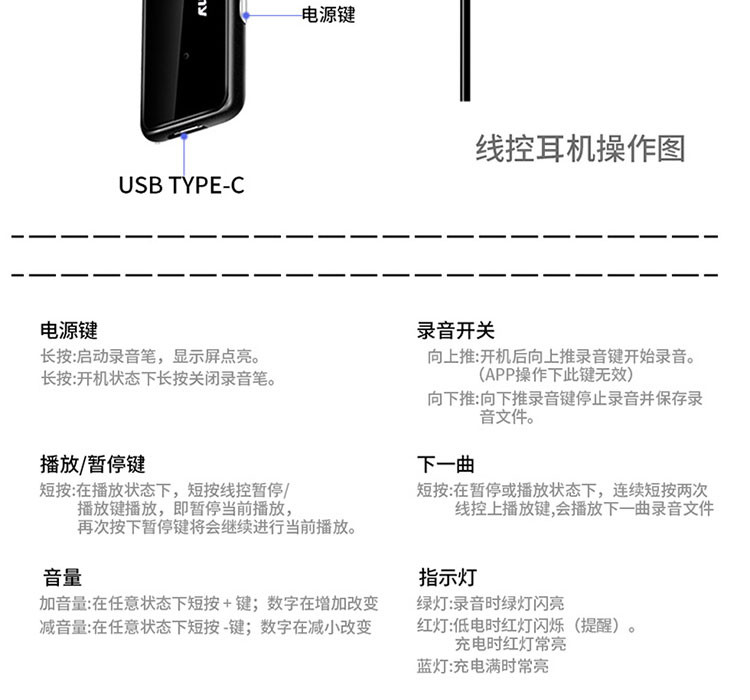 纽曼 录音笔 XD01 内存32G