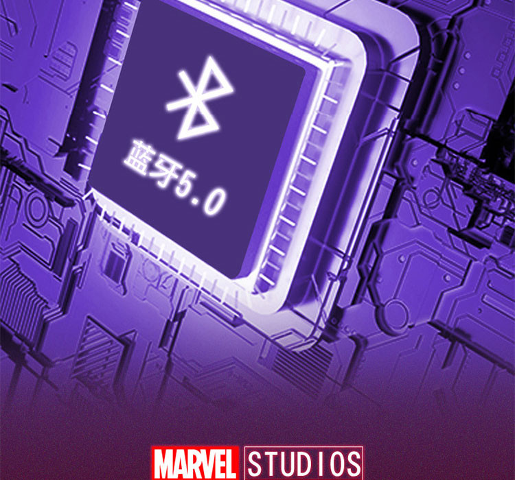 漫威 MARVEL 漫威数显款TWS蓝牙耳机WQMV66