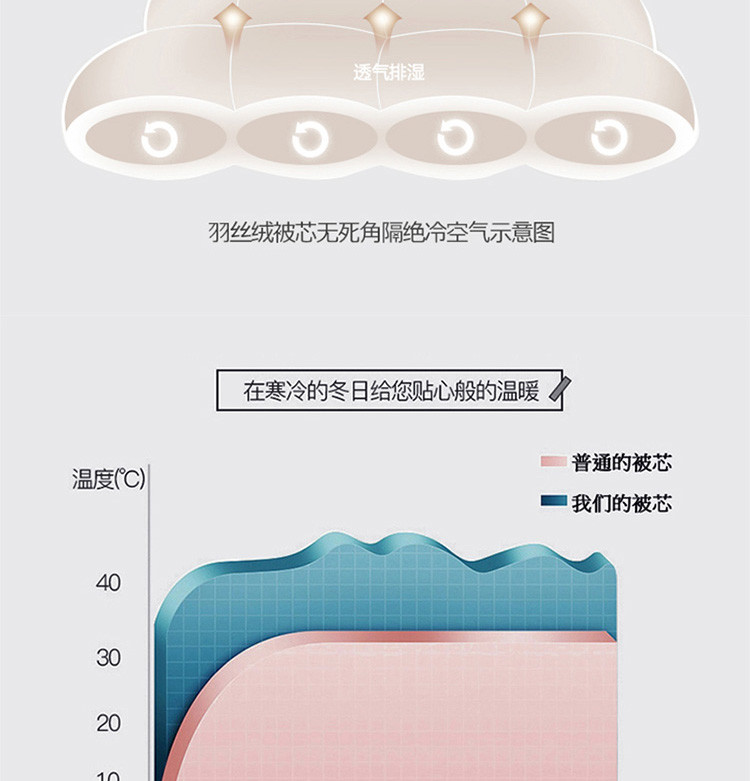 啄木鸟 抗菌磨毛AB版羽毛绒被-强尼斯ZHB-0016