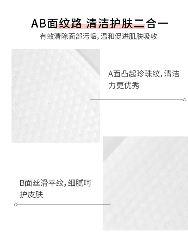 幸运女神 加厚款洗脸巾一次性洗面擦脸洁面巾纸卸妆绵柔巾无菌卷筒式