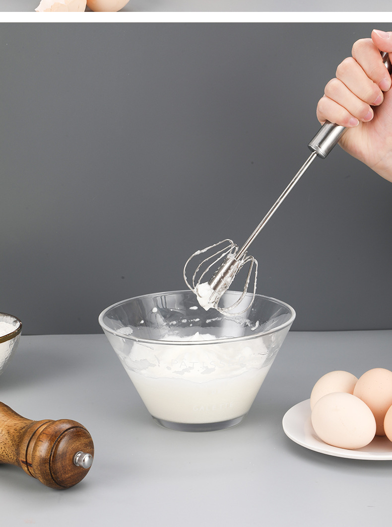 家易点 打蛋器手动按压式器打蛋棒家用半自动鸡蛋迷你烘焙搅蛋器神器手工