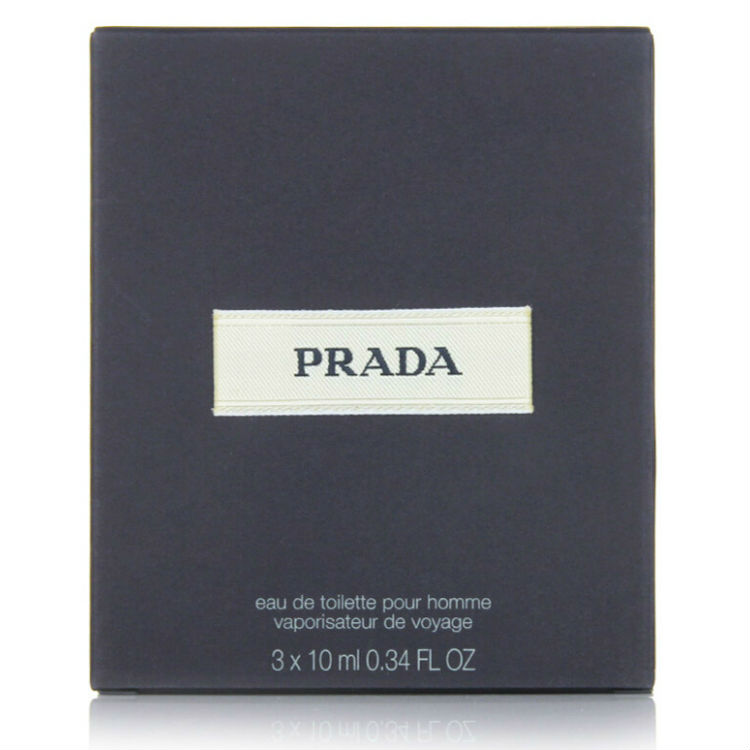 Prada普拉达 Pour Homme Edt同名男士淡香水10ml*3旅行套装