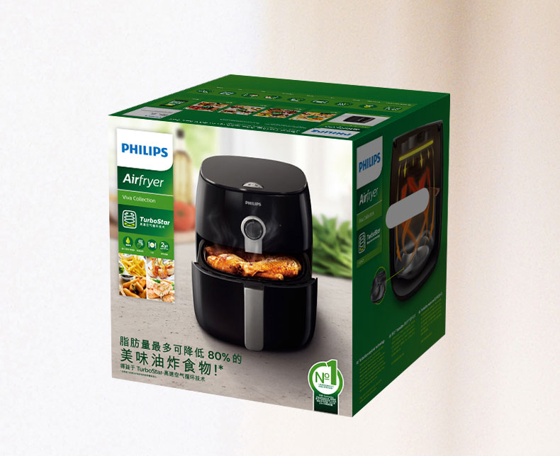 Philips/飞利浦无油空气电炸锅家用自动多功能炸薯条机正品HD9621