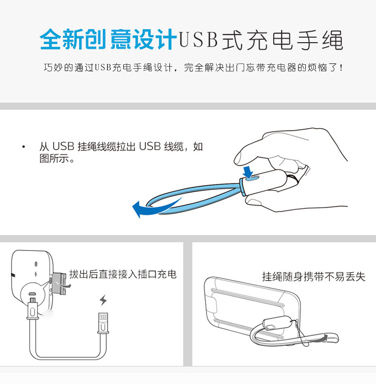 Philips/飞利浦 BT3900 防水蓝牙音箱便携迷你音响户外免提通话