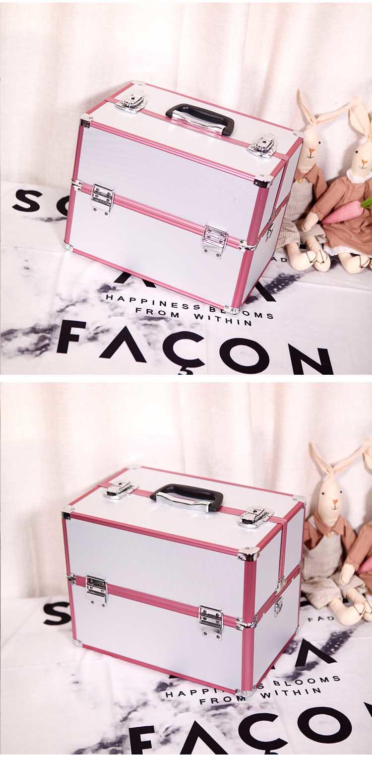 迪阿伦 多层化妆箱包 手提美容美甲箱 纹绣师化妆师工具箱