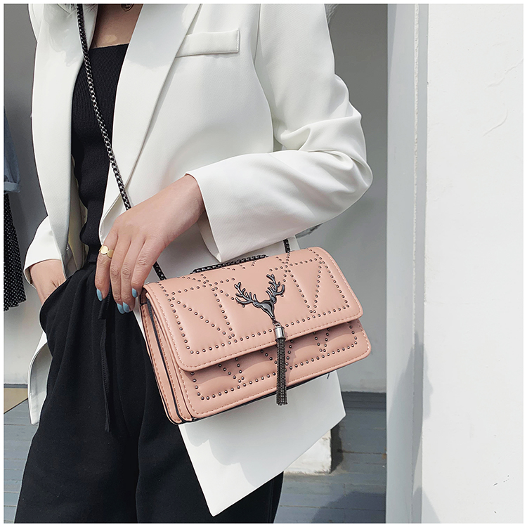 迪阿伦 小众流行包包女包2020春季新款潮时尚网红单肩斜挎小方包