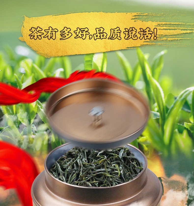 【2023春茶节】农夫乡情 宜昌特产杨家河高山毛尖茶叶250g*2