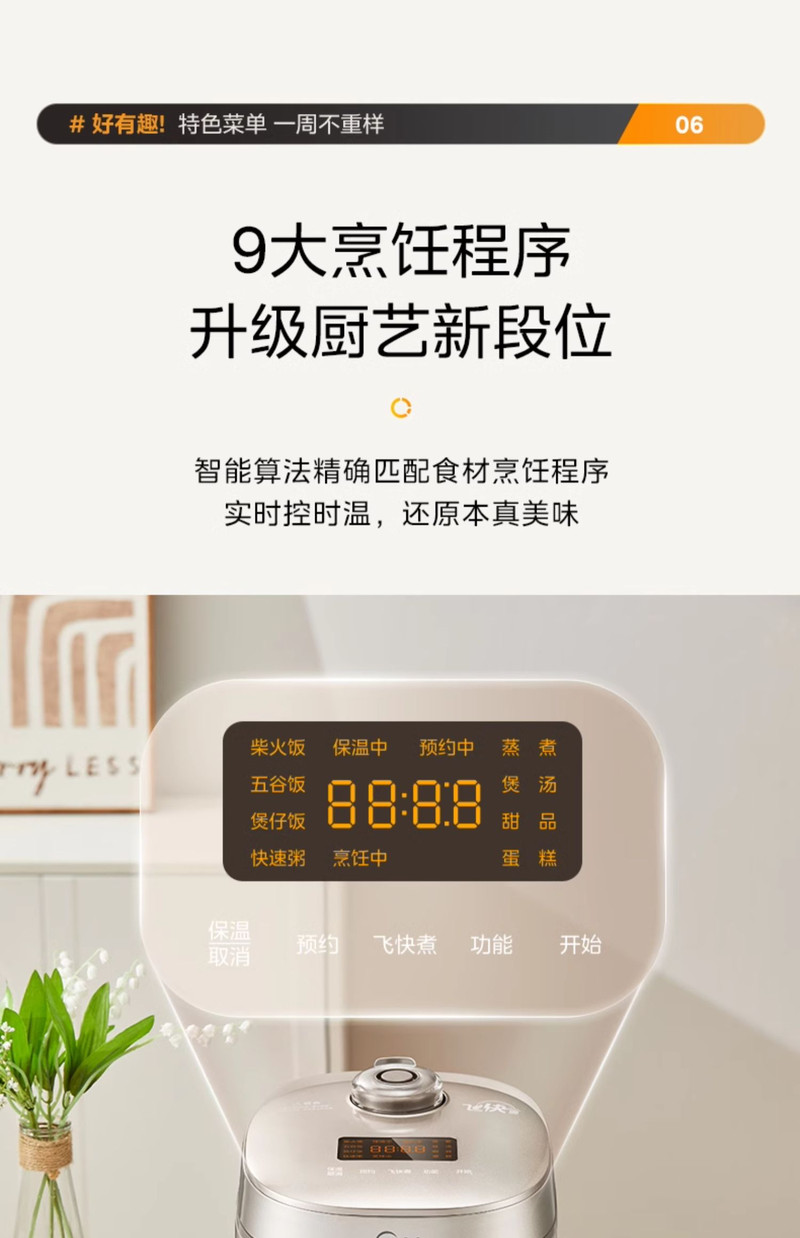 美的/MIDEA 电饭煲家用多功能电饭锅2升小容量智能快煮不粘官方正品旗舰