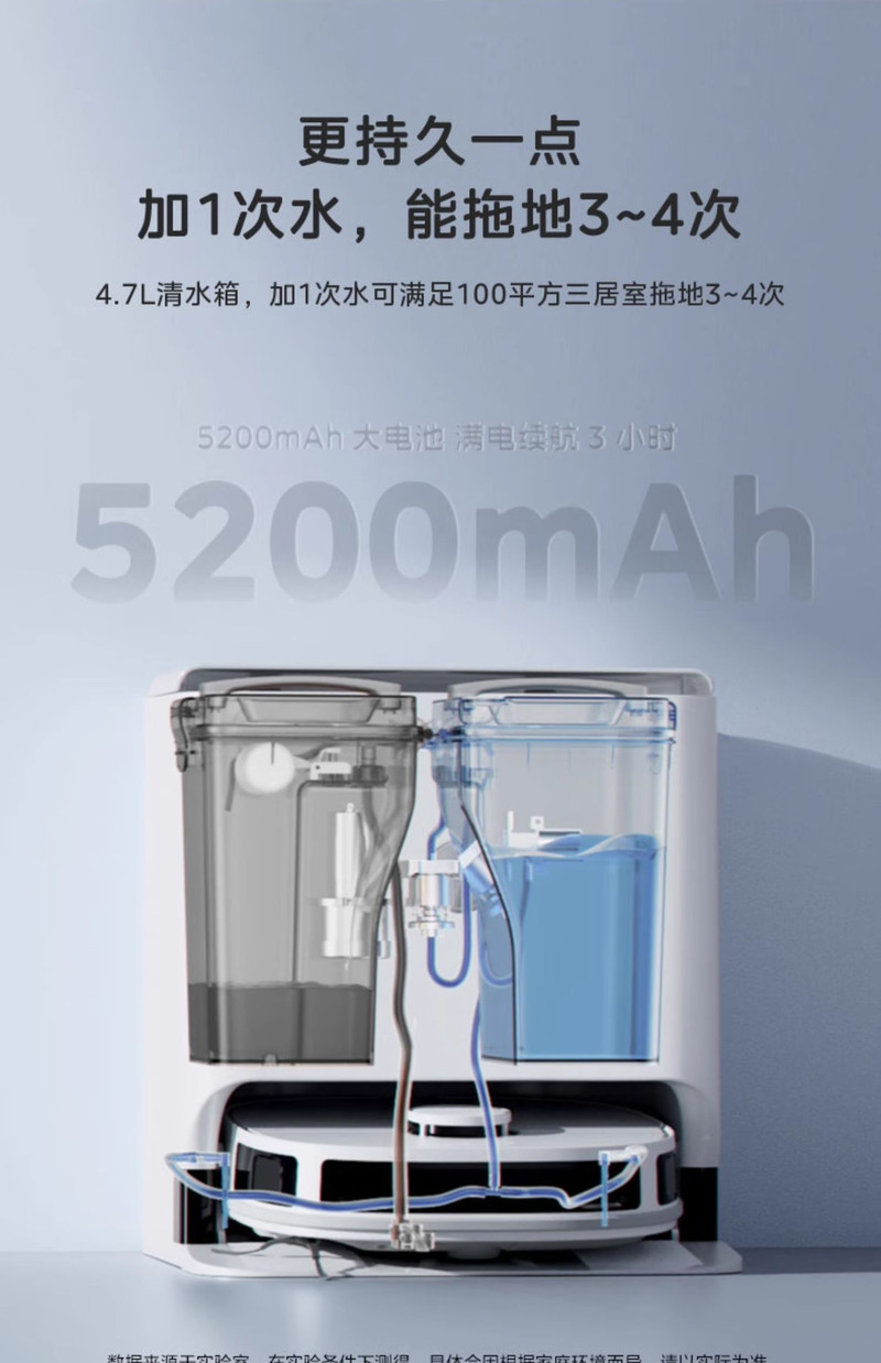 美的/MIDEA 小白盒扫地机器人扫拖一体全自动家用官方旗舰