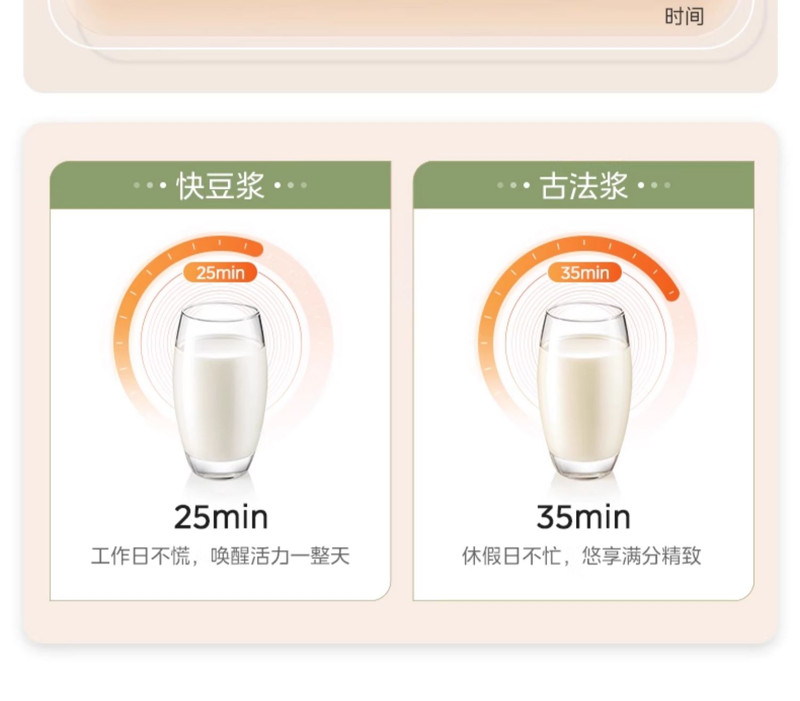 美的/MIDEA 破壁豆浆机全自动家用低音无渣迷你2024新款多功能辅食榨汁机