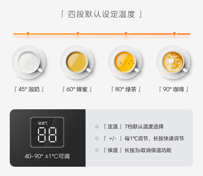 美的/MIDEA 恒温电水瓶彩屏5升多功能智能保温烧水壶316L不锈钢电热水壶