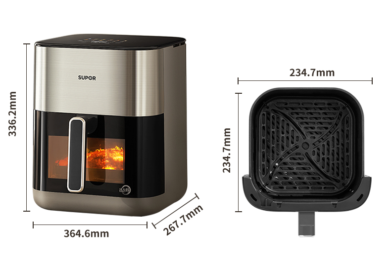 苏泊尔/SUPOR 空气炸锅家用大容量可视多功能烤箱一体新款电炸锅