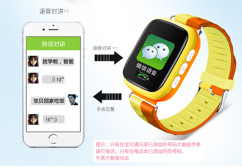 儿童智能定位手表手机防走失学生电话手机GPS防丢追踪器插卡触屏版