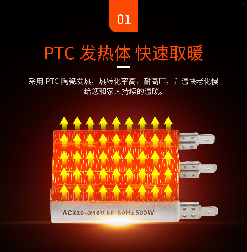 康佳暖风机迷你办公室小太阳取暖器小型电暖风学生宿舍电暖气暖脚