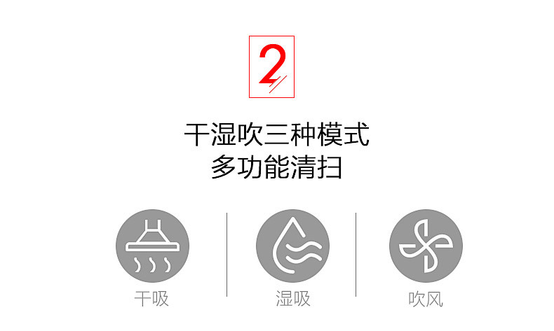 美的吸尘器家用干湿吹手持式小型强力大功率静音桶式地毯T3-L151E