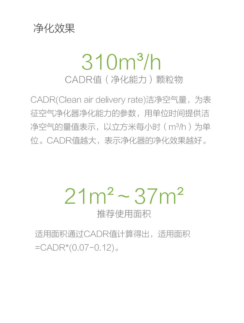 小米家空气净化器2家用卧室室内办公智能氧吧除甲醛雾霾粉尘