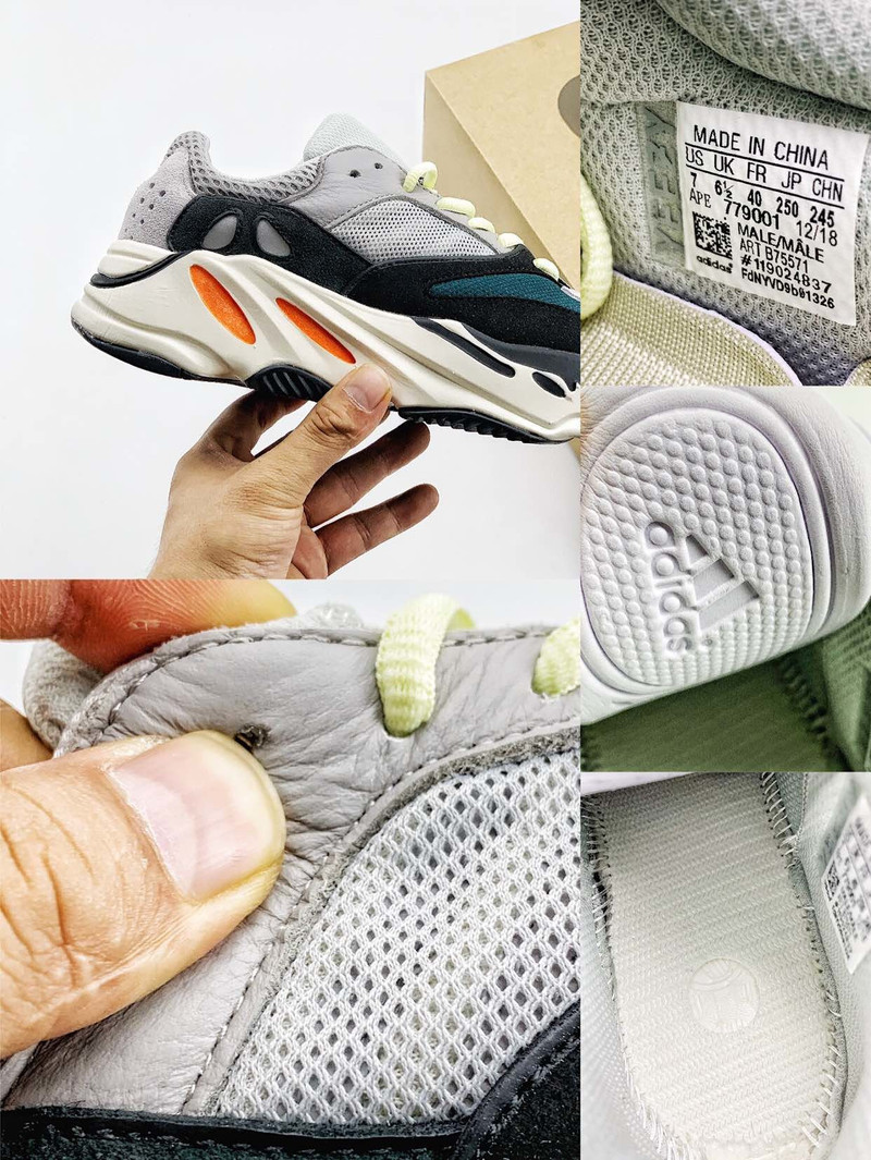 阿迪达斯 Adidas椰子Yeezy Boost 700 Teal Blue潮流百搭女休闲运动鞋男鞋