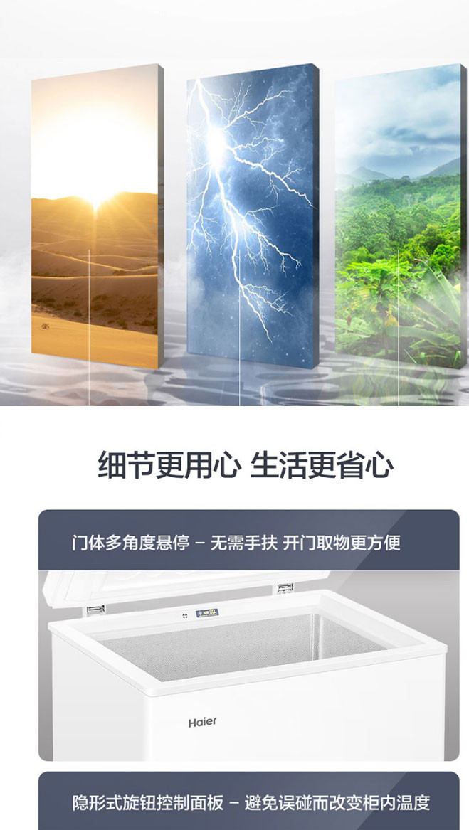 海尔/Haier BC/BD-143HTD小冰柜家用小型保鲜冷冻冷藏两用冷柜