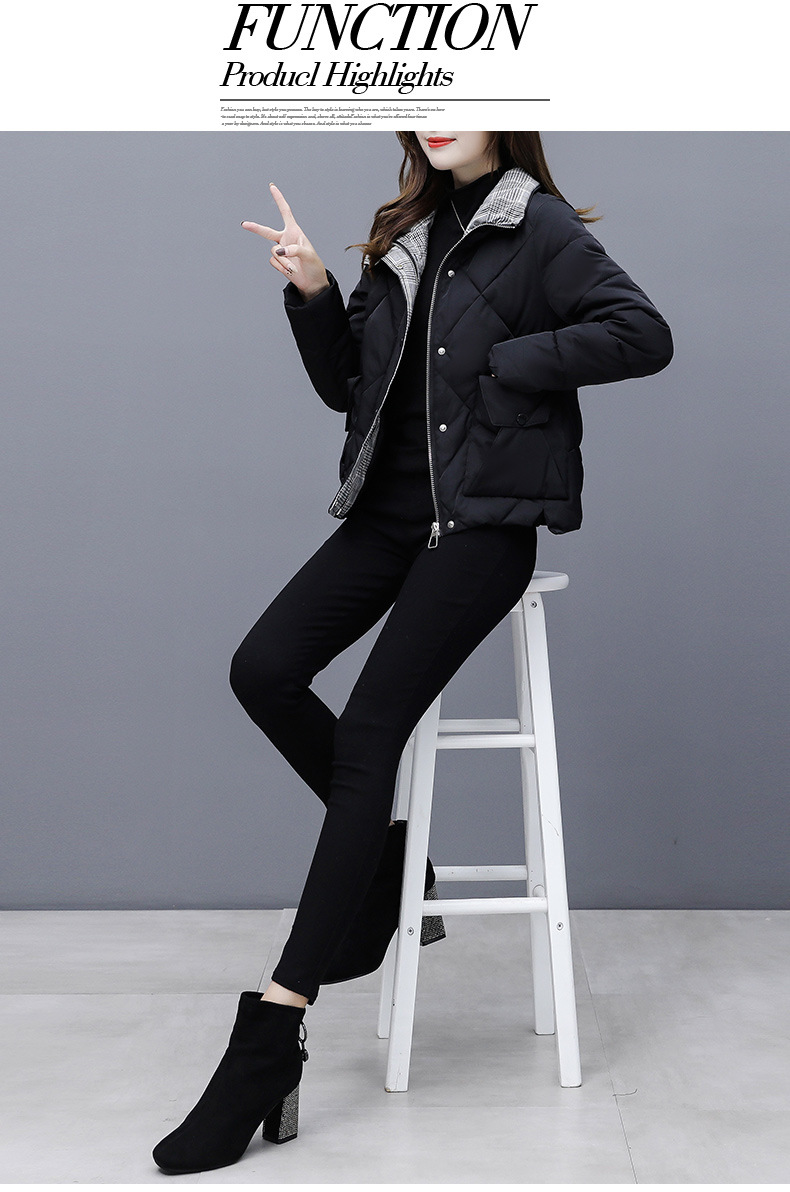 FX新款韩版棉服女短款加厚女小棉袄冬季加厚外套时尚棉衣潮
