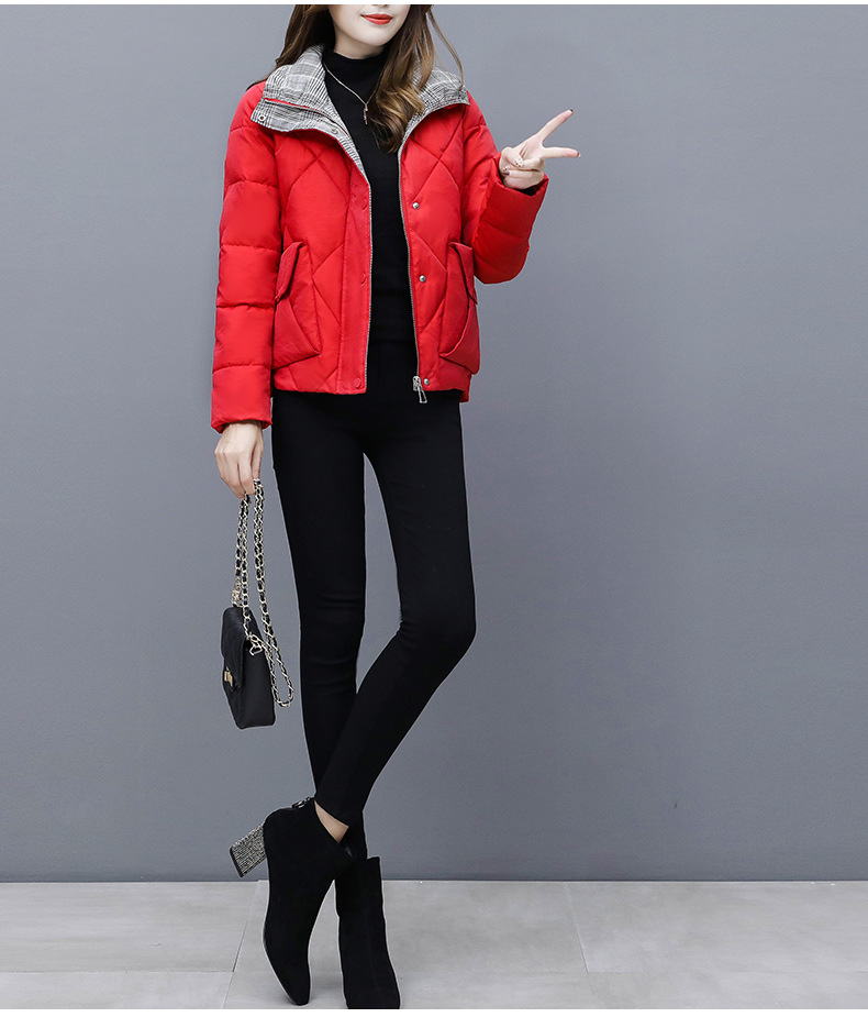 FX新款韩版棉服女短款加厚女小棉袄冬季加厚外套时尚棉衣潮