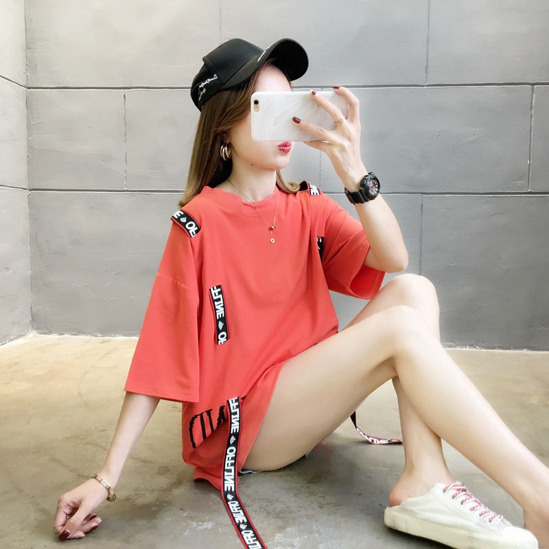 TZF2020夏季新款短袖t恤特超大码女装韩版学生胖mm宽松上衣网红ins潮