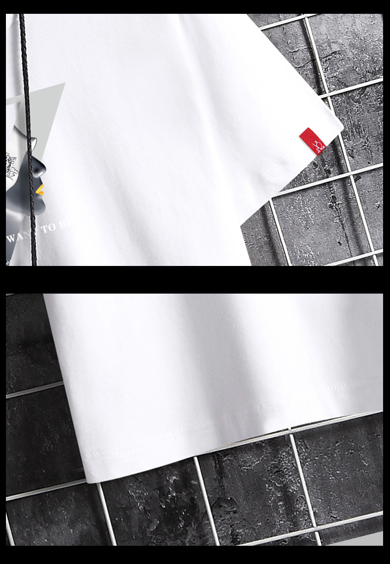 HC2020夏季新款 棉男士短袖t恤男圆领韩男式打底衫