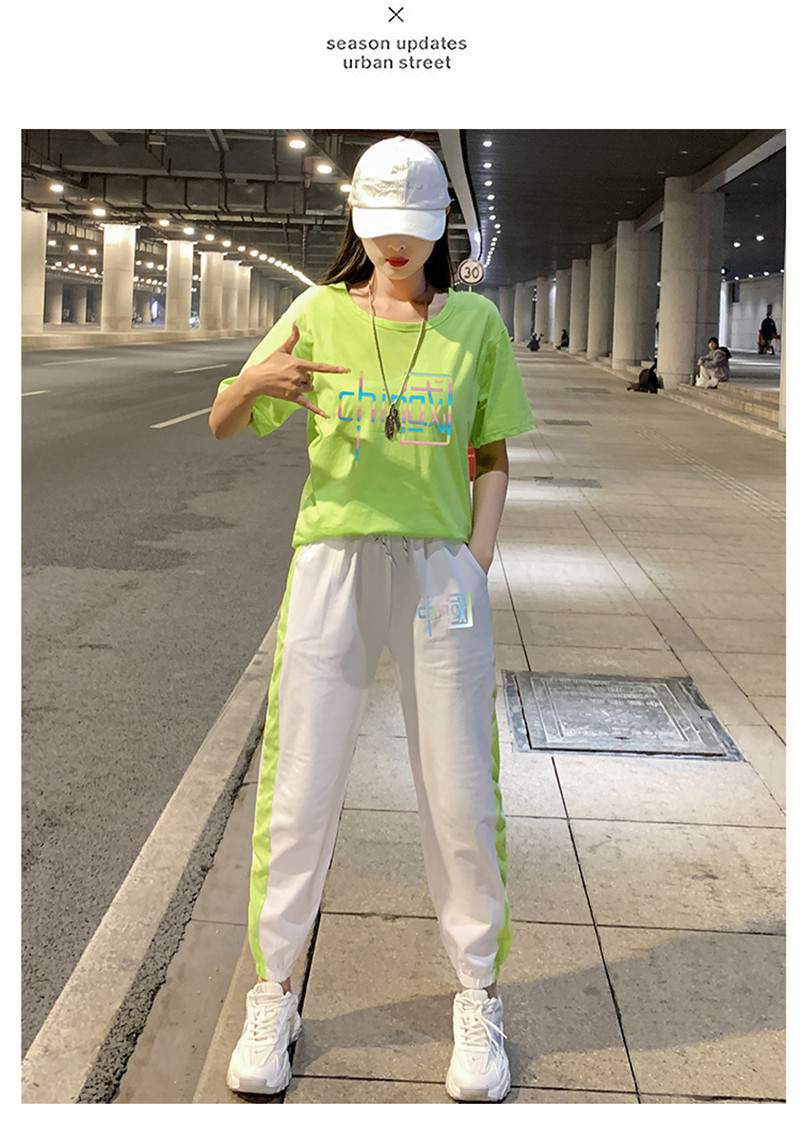 SH2022时尚广场舞服新款休闲套装运动健身服装女士鬼步舞曳步舞 服装