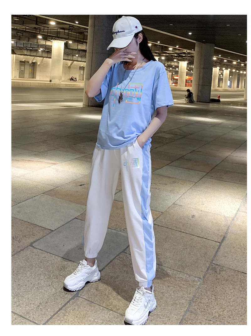 SH2022时尚广场舞服新款休闲套装运动健身服装女士鬼步舞曳步舞 服装