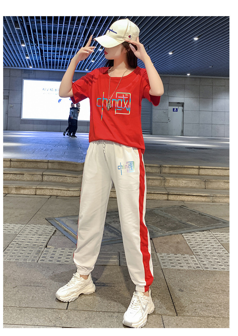 SH2022时尚广场舞服新款休闲套装运动健身服装女士鬼步舞曳步舞 服装