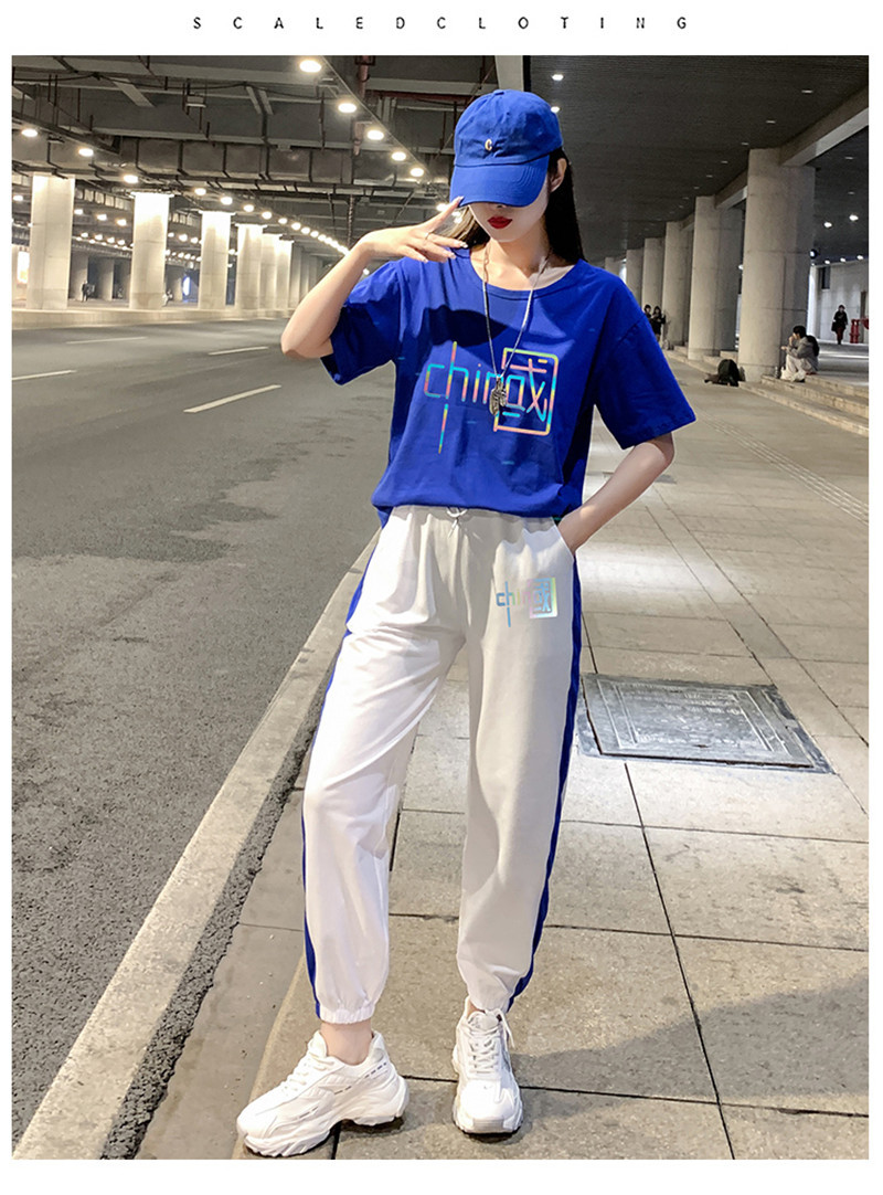 SH2022时尚广场舞服新款休闲套装运动健身服装女士鬼步舞曳步舞 服装