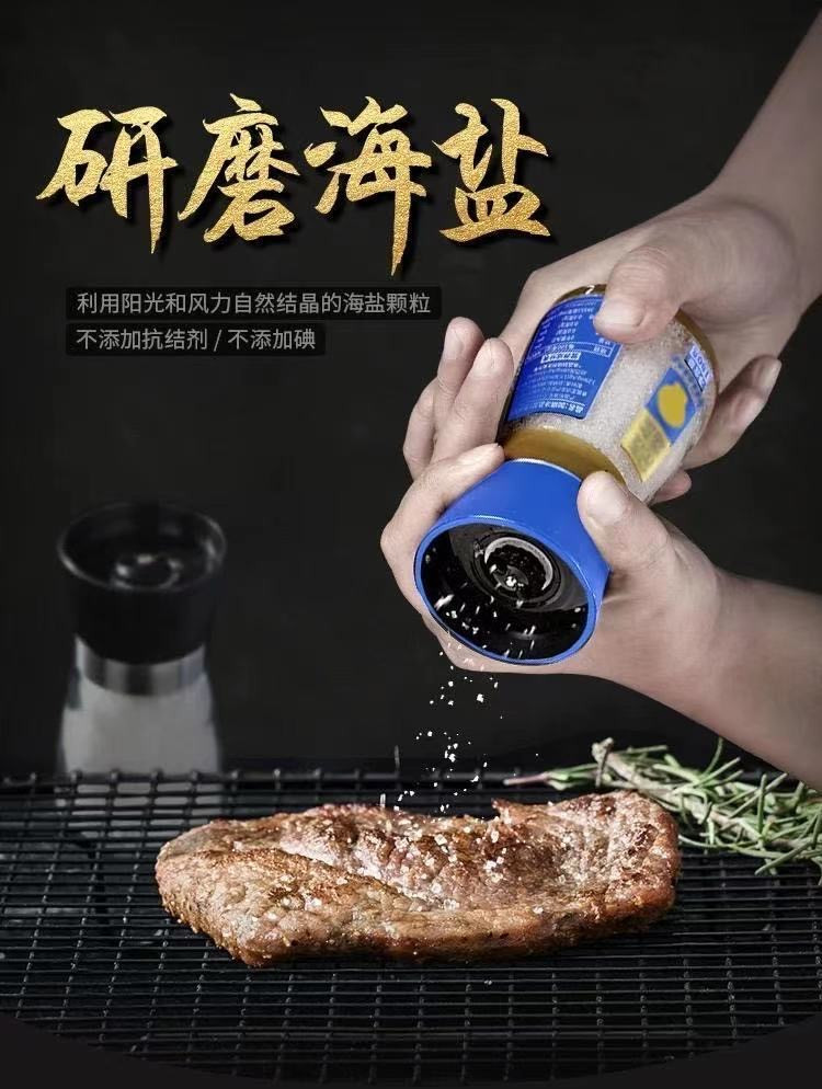 粤盐 【东莞馆】未加碘品质海盐（食用盐）1支装180G