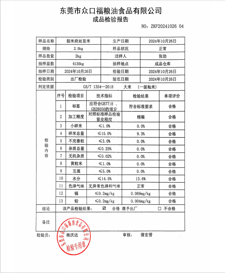 韶米府 【东莞馆】丝苗米2.5KG